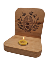 Load image into Gallery viewer, Wooden Tealight Holder