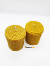 Load image into Gallery viewer, String Pillar Beeswax Candle