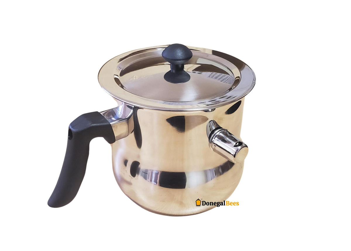 Bain-Marie En Acier Inoxydable 304 - Pot De Fusion Chocolat 400ml Avec Spatule - Lot De 2