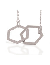 Load image into Gallery viewer, Necklace - Two Hexagons
