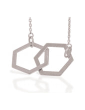 Load image into Gallery viewer, Necklace - Two Hexagons