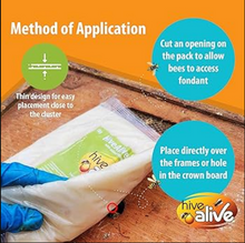 Load image into Gallery viewer, Hive Alive Fondant 15kg Box (15x1kg bags)