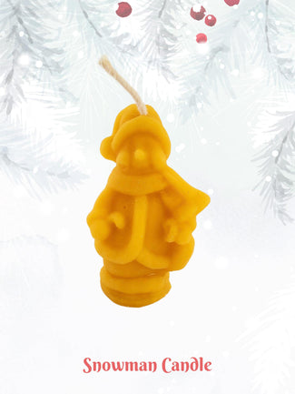Snowman Candle
