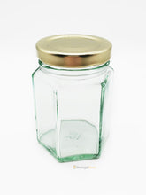 Load image into Gallery viewer, 3.8 oz Hexagonal Honey Jar & Lid (48 Pack)