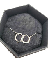 Load image into Gallery viewer, Necklace - Two Hexagons