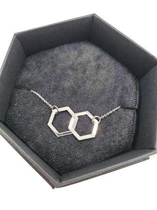 Necklace - Two Hexagons