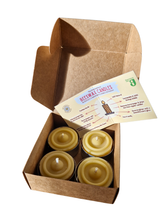 Load image into Gallery viewer, Beeswax Tealight Set (4pcs)