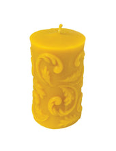 Load image into Gallery viewer, Cylinder with Fern Shoots Candle Mould
