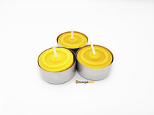 Load image into Gallery viewer, Beeswax Tealight Candle in Tin Casing