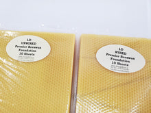 Load image into Gallery viewer, Langstroth Brood Premier Foundation (10 Pack, Unwired)