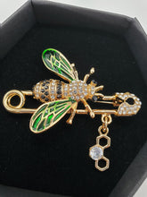 Load image into Gallery viewer, Bee Brooch - Sweet Smell Of Honey