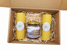 Load image into Gallery viewer, Candle & Honey Gift Set