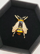 Load image into Gallery viewer, Bee Brooch - Gentle Drone
