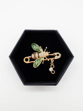 Load image into Gallery viewer, Bee Brooch - Sweet Smell Of Honey

