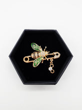 Load image into Gallery viewer, Bee Brooch - Sweet Smell Of Honey