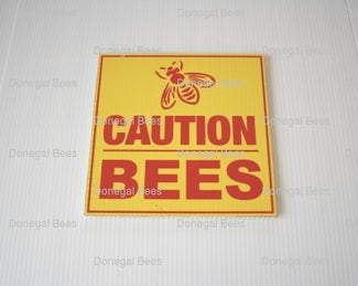 Sign: Caution Bees