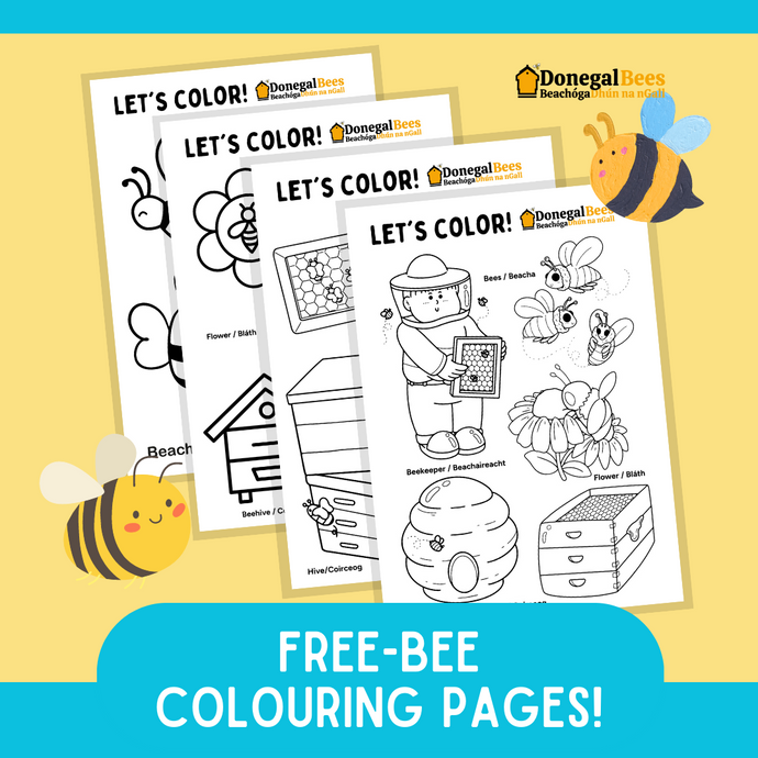 FreeBee! Colouring Pages