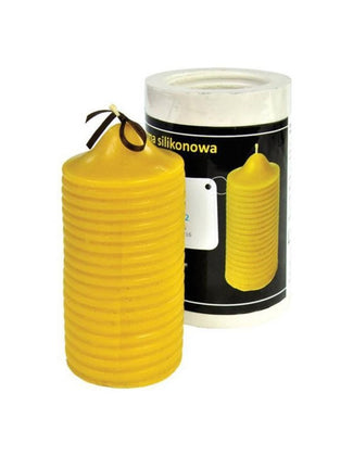 Striped Cylinder Candle Mould