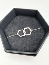 Load image into Gallery viewer, Bracelet - Silver Hexagon
