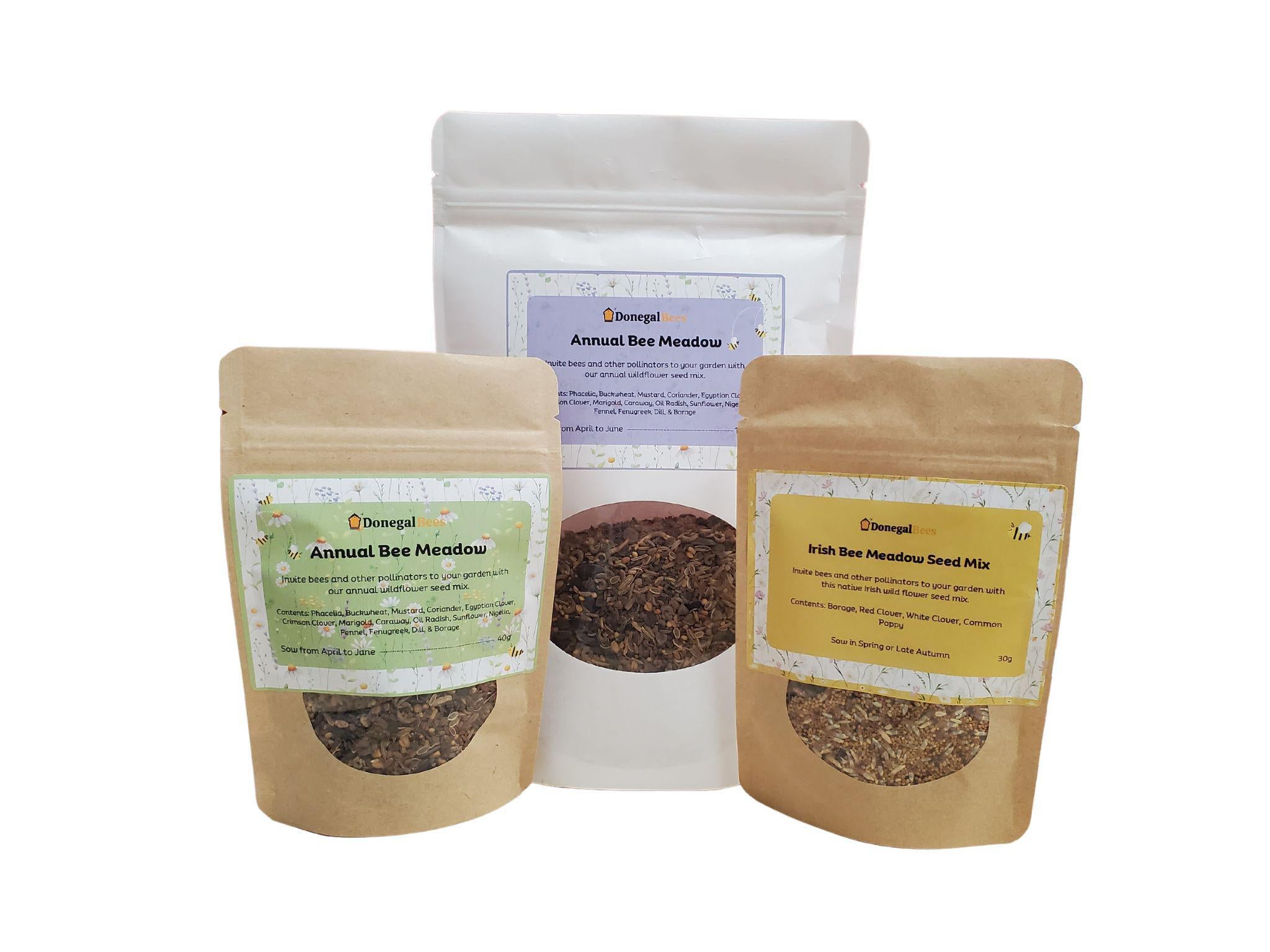 irish wildflower seeds Irish Bee Meadow Seed Mix 30g – Donegal Bees