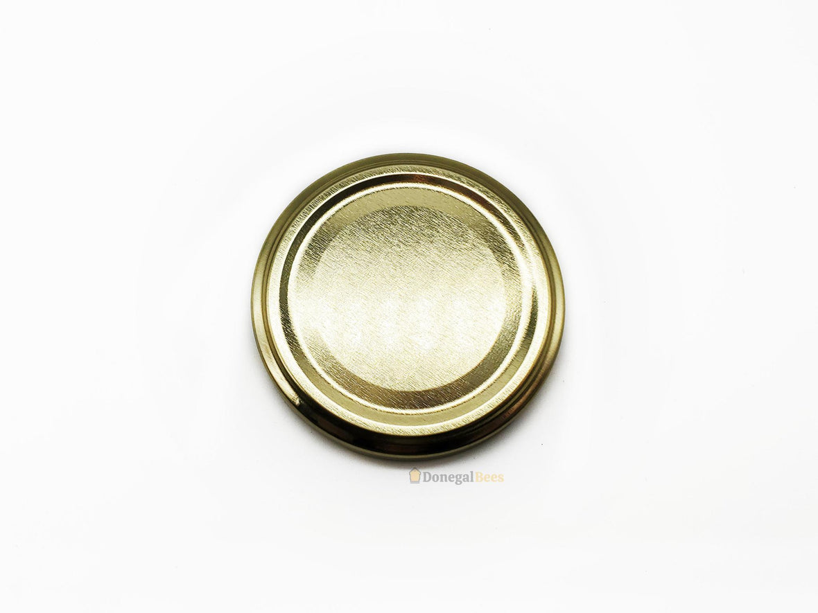 63mm Gold Honey Jar Lids