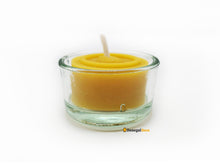 Load image into Gallery viewer, Beeswax Tealight Candle in Glass Holder
