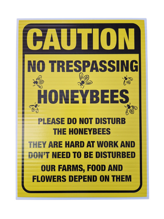 Sign: Caution No Trespassing