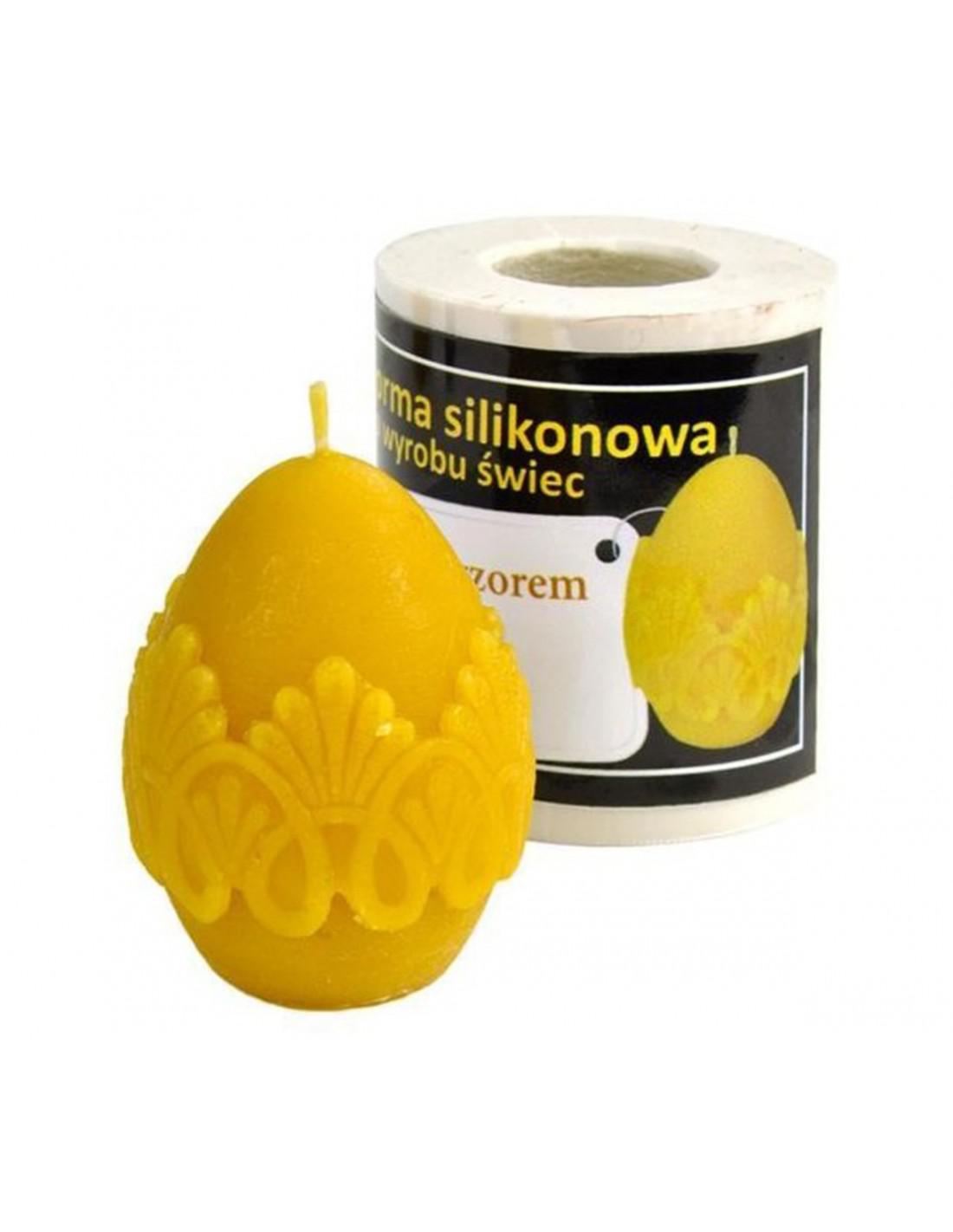 Egg with Pattern Candle Mould