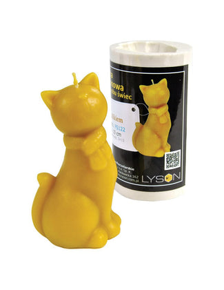 Cat with Scarf Candle Mould