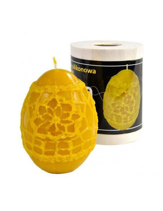 Lace Patterned Egg Candle Mould