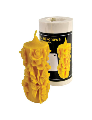 Candle With Roses Mould