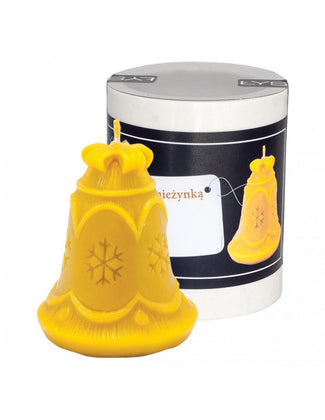 Bell With Snowflake Candle Mould