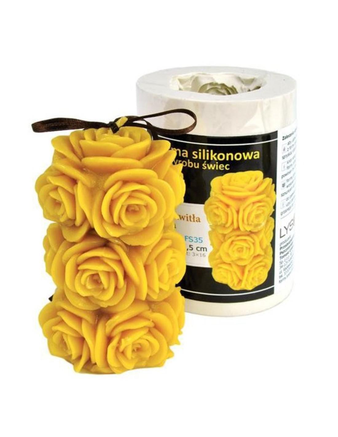 Fading Rose Candle Mould
