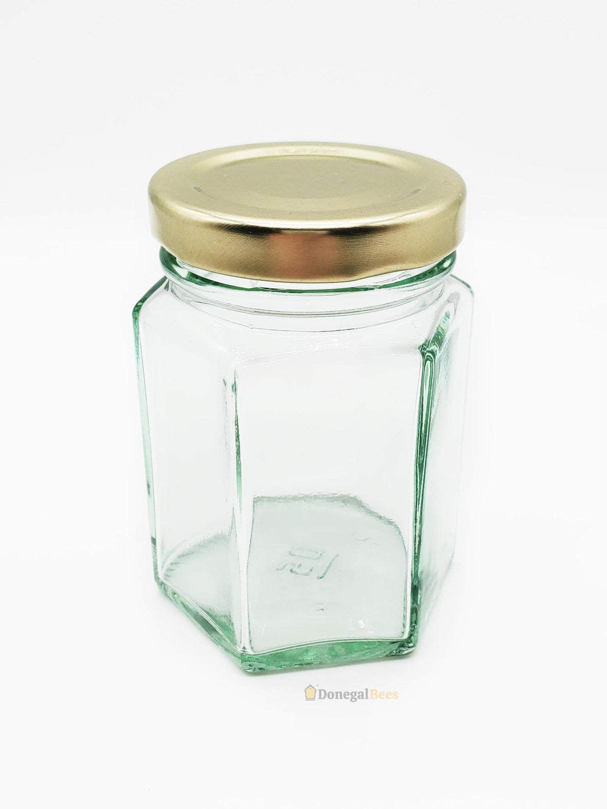 3.8 oz Hexagonal Honey Jar & Lid (48 Pack)