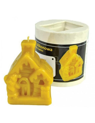 Christmas House Candle Mould
