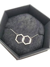 Load image into Gallery viewer, Necklace - Two Hexagons
