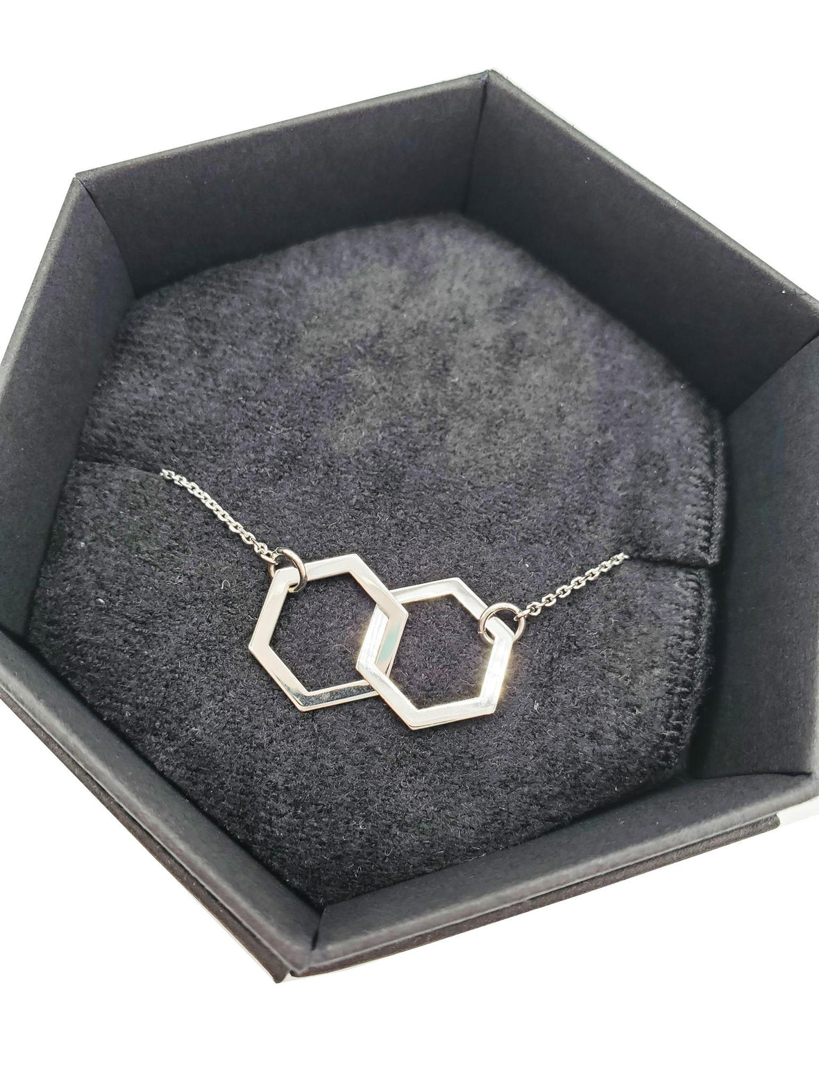 Necklace - Two Hexagons