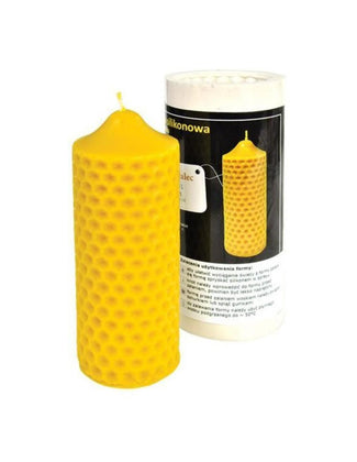 Engraved Cylinder Candle Mould