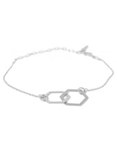 Load image into Gallery viewer, Bracelet - Silver Hexagon

