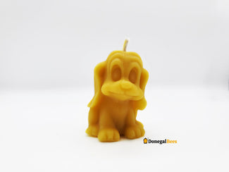 Puppy Beeswax Candle