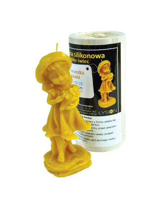 Girl With Flowers Candle Mould