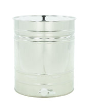 Load image into Gallery viewer, 100L Stainless Steel Settling Tank with Plastic Valve
