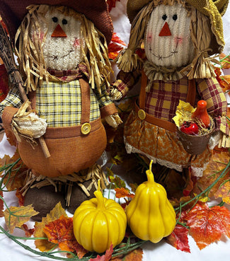 Pumpkin Beeswax Candle