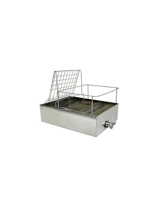 Stainless Steel Uncapping Tray with Valve