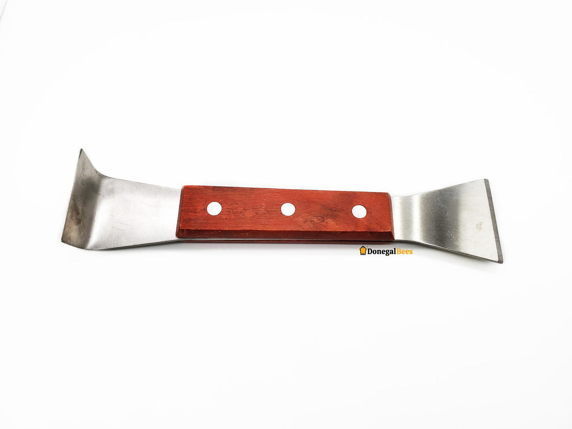 Hive Tool with Wooden Handle