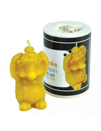 Hedgehog with Ladybird Candle Mould