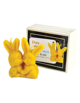 Two Little Hares Candle Mould
