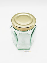 Load image into Gallery viewer, 3.8 oz Hexagonal Honey Jar &amp; Lid (48 Pack)
