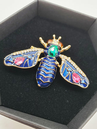 Bee Brooch - Queen Of The Meadow