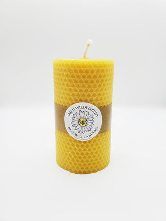 Honeysuckle 100% Beeswax Candle